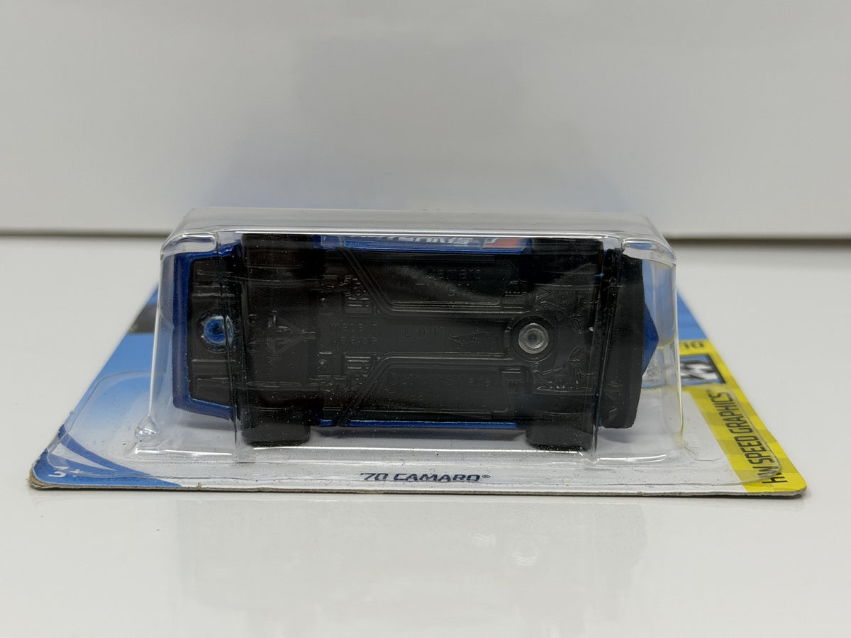 Hot Wheels HW Speed Graphics 1970 Chevrolet Camaro 1:64 Diecast Blue