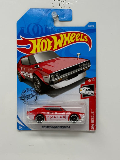Hot Wheels HW Rescue Nissan Skyline 2000 GT-R JDM 1:64 Diecast