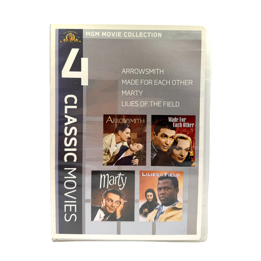 MGM 4 Classic Movies Collection (DVD) Arrowsmith Marty Lilies of the Field