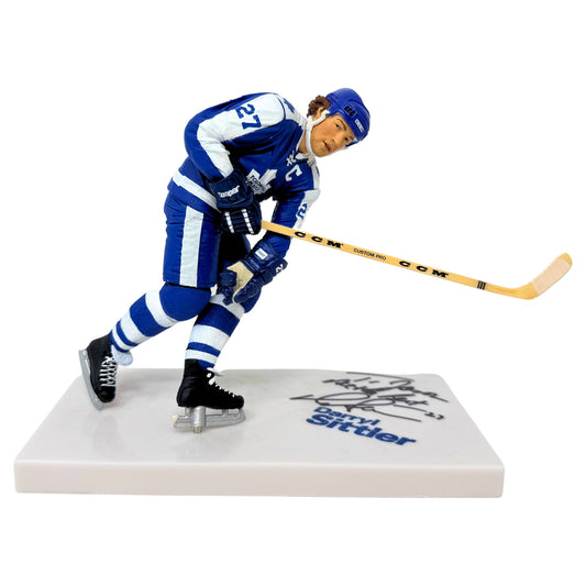 McFarlane NHL Darryl Sittler Toronto Maple Leafs Figure Auto Signed