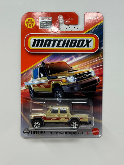 Matchbox 2017 Toyota Land Cruiser 78 1:64 Diecast