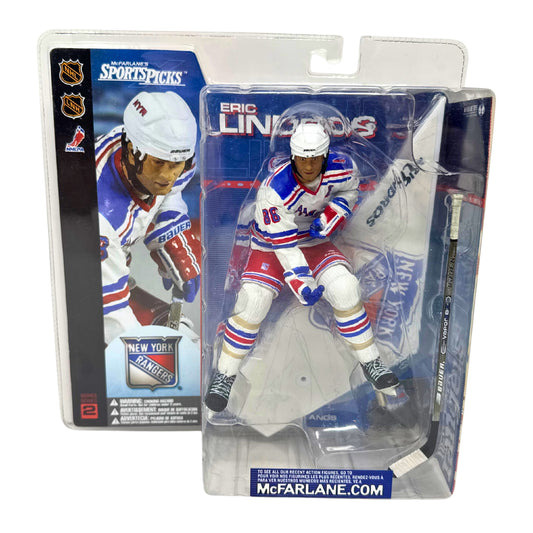 Mcfarlane NHL Eric Lindros New York Rangers White Jersey Series 2 Figurine