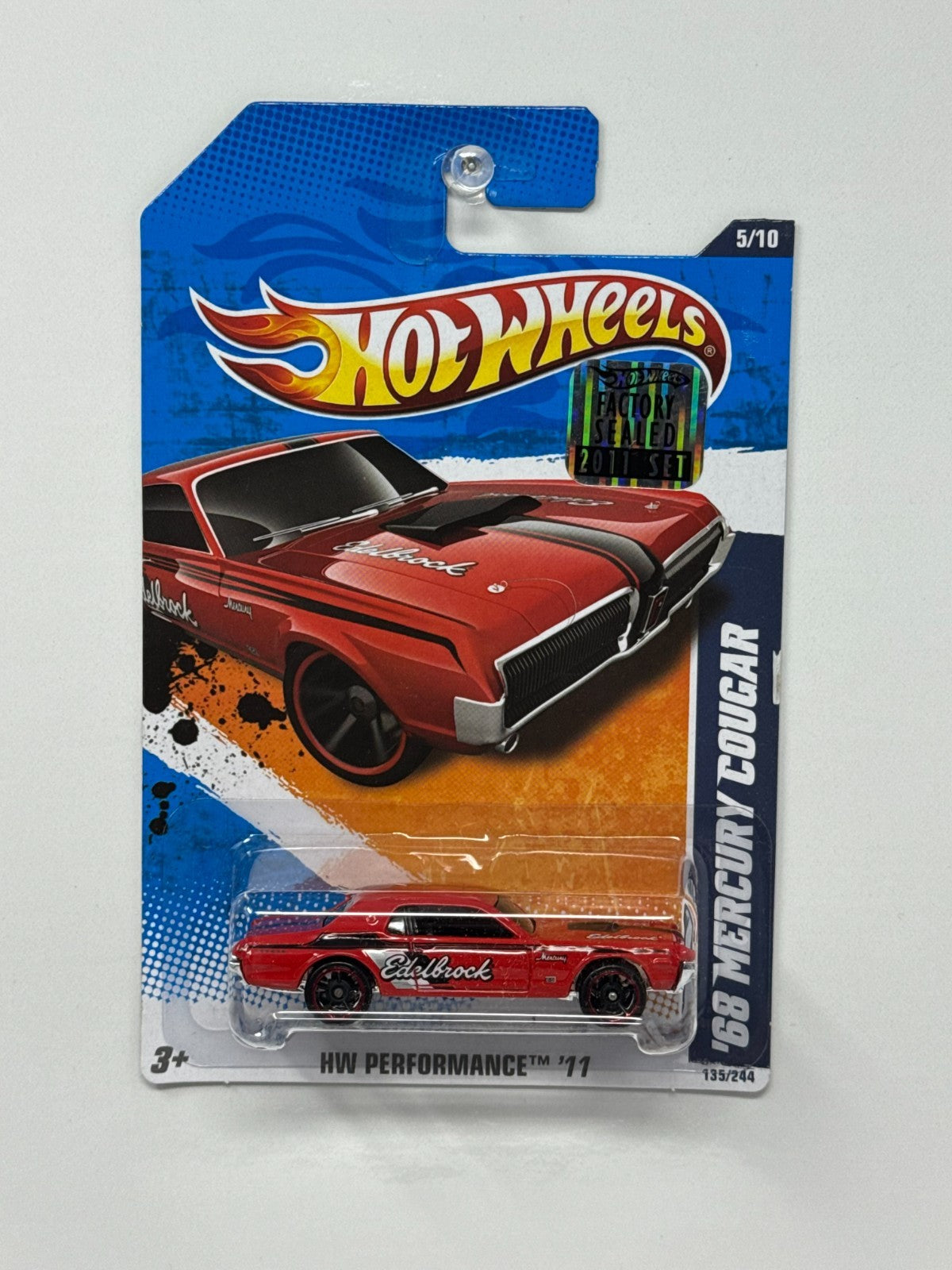 Hot Wheels Performance 1968 Mercury Cougar 1:64 Diecast Factory Sealed