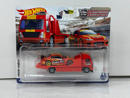 Hot Wheels Premium Team Transport #40 Nissan Silvia S15 & Aero Lift 1:64 Diecast