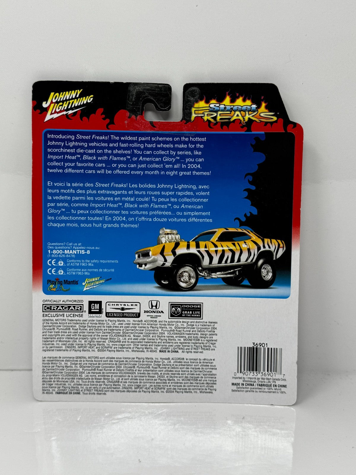 Johnny Lightning Street Freaks 1971 Plymouth Road Runner Zingers 1:64 Diecast