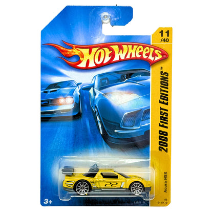 Hot Wheels 2008 First Editions Acura NSX 1:64 Diecast Yellow