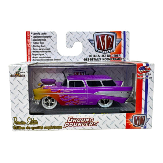 M2 Machines 1957 Chevrolet Nomad Ground Pounders 1:64 Diecast