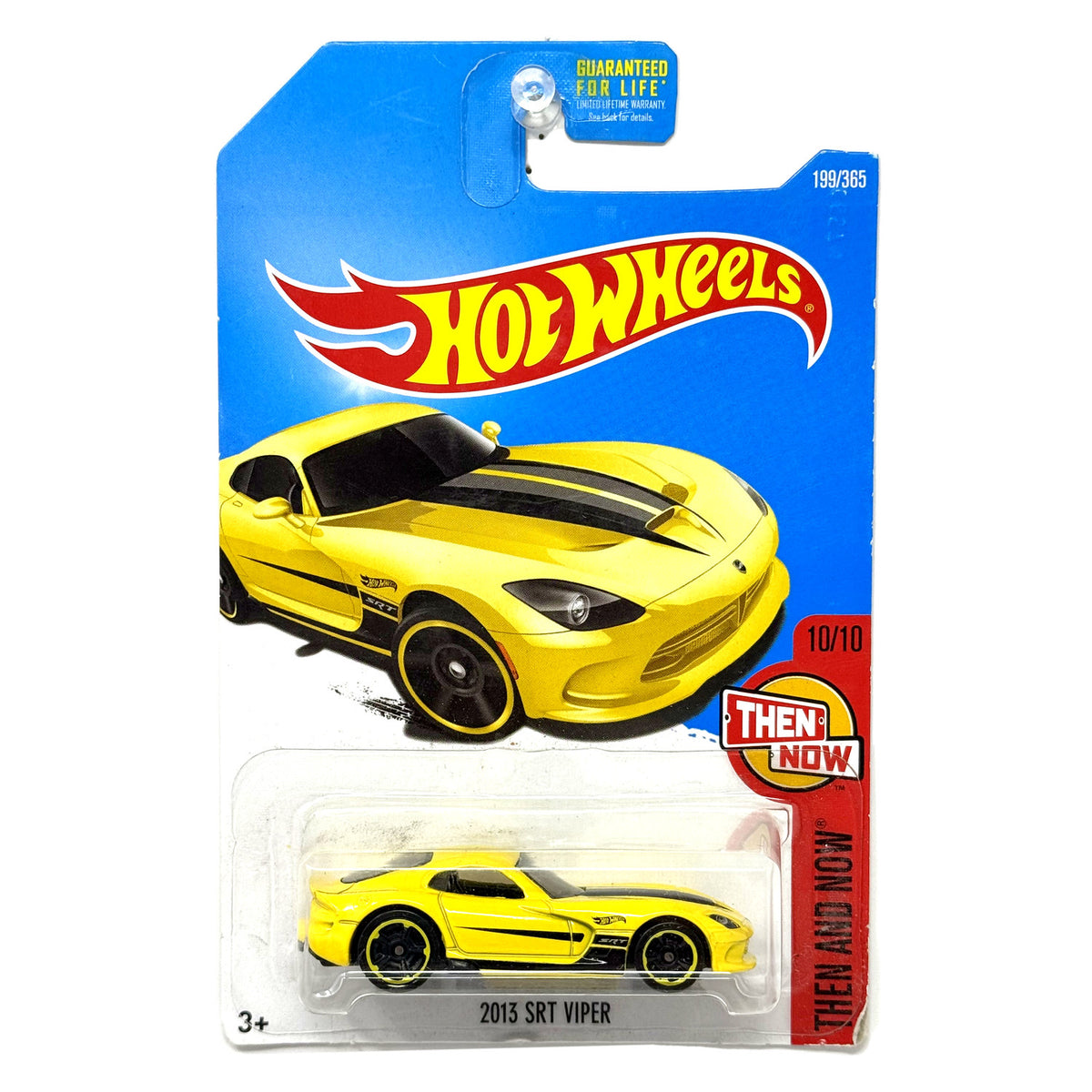Hot Wheels Then and Now 2013 SRT Viper 1:64 Diecast Yellow