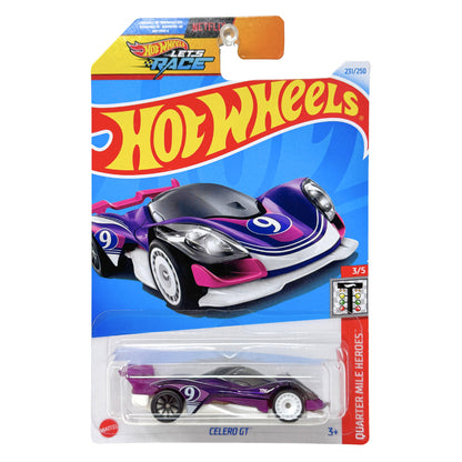 Hot Wheels Super Treasure Hunt Celero GT Quarter Mile Heroes 1:64 Diecast