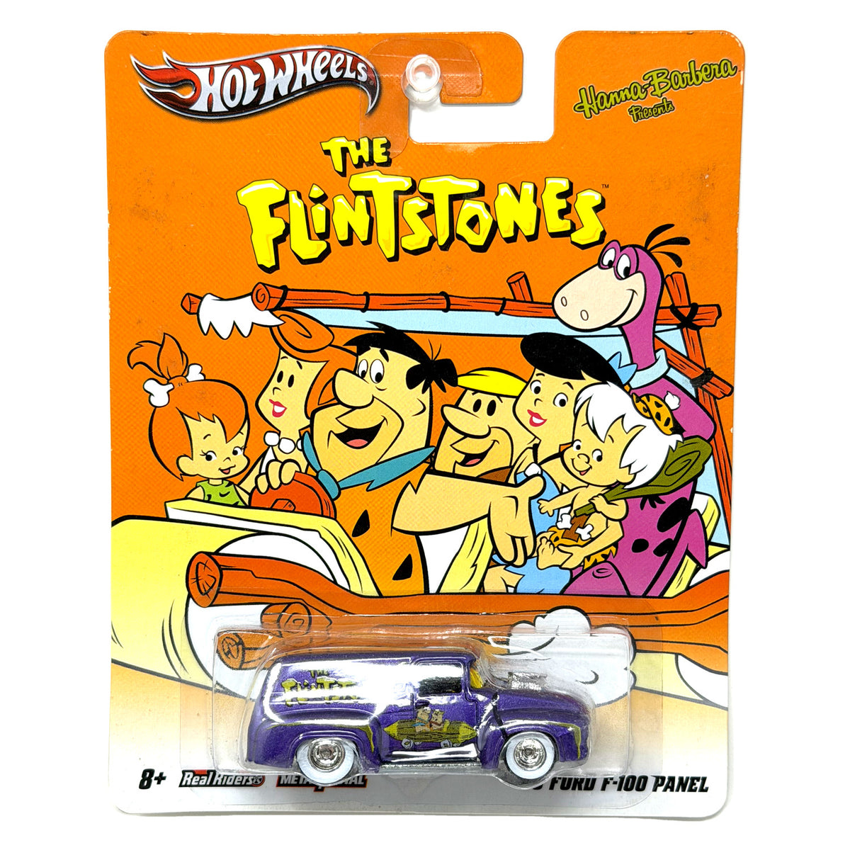 Hot Wheels The Flintstones 1956 Ford F-100 Panel 1:64 Real Riders
