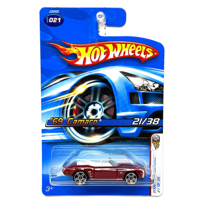 Hot Wheels 2006 First Editions 1969 Chevrolet Camaro 1:64 Diecast Red