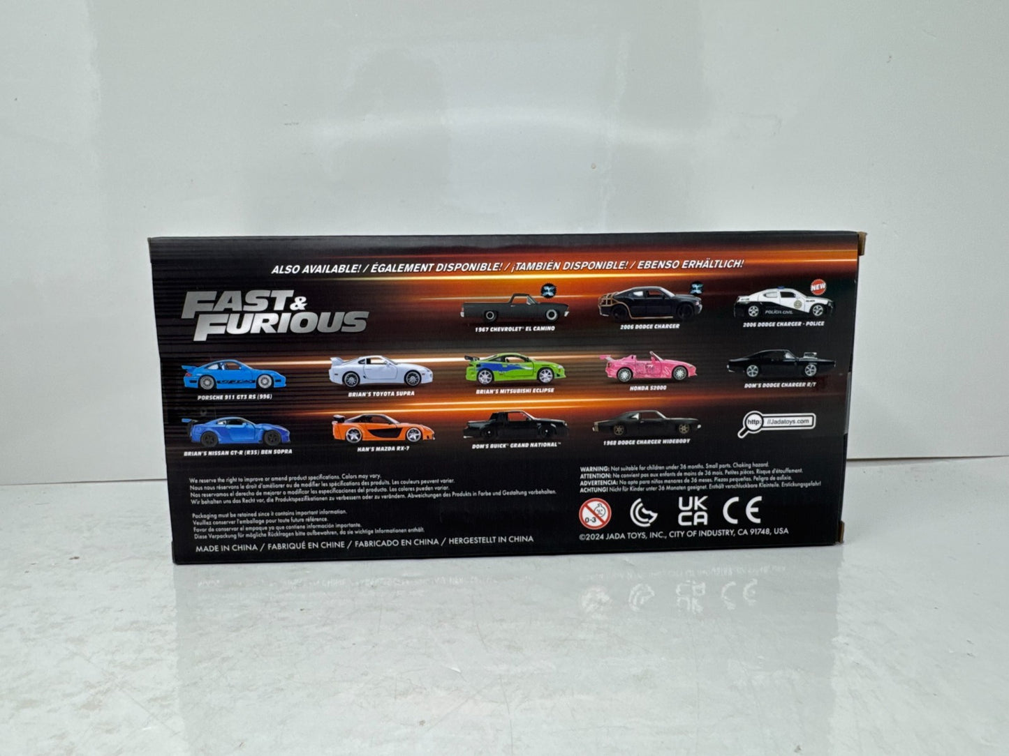 Jada Fast & Furious Brian's Nissan Skyline GT-R (R34) 1:24 Diecast Silver