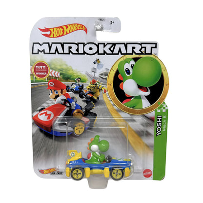Hot Wheels Mario Kart Yoshi Mach 8 1:64 Diecast