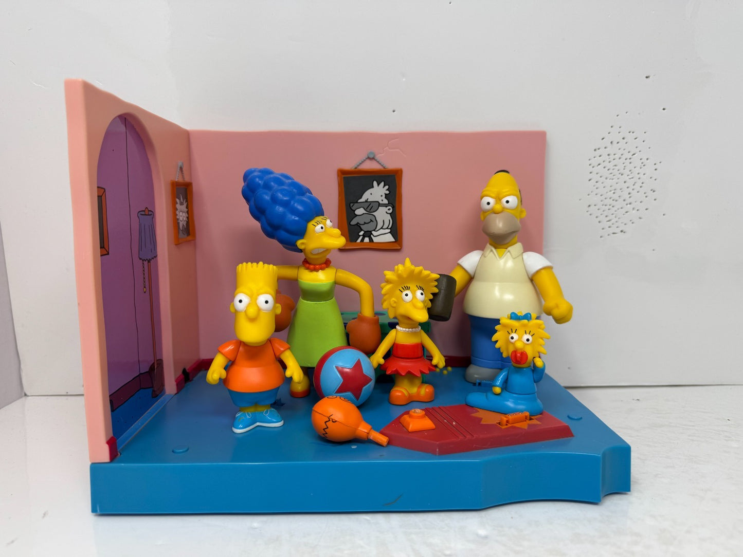 Simpsons World of Springfield Original Simpson's Now & Then Playmates Diorama