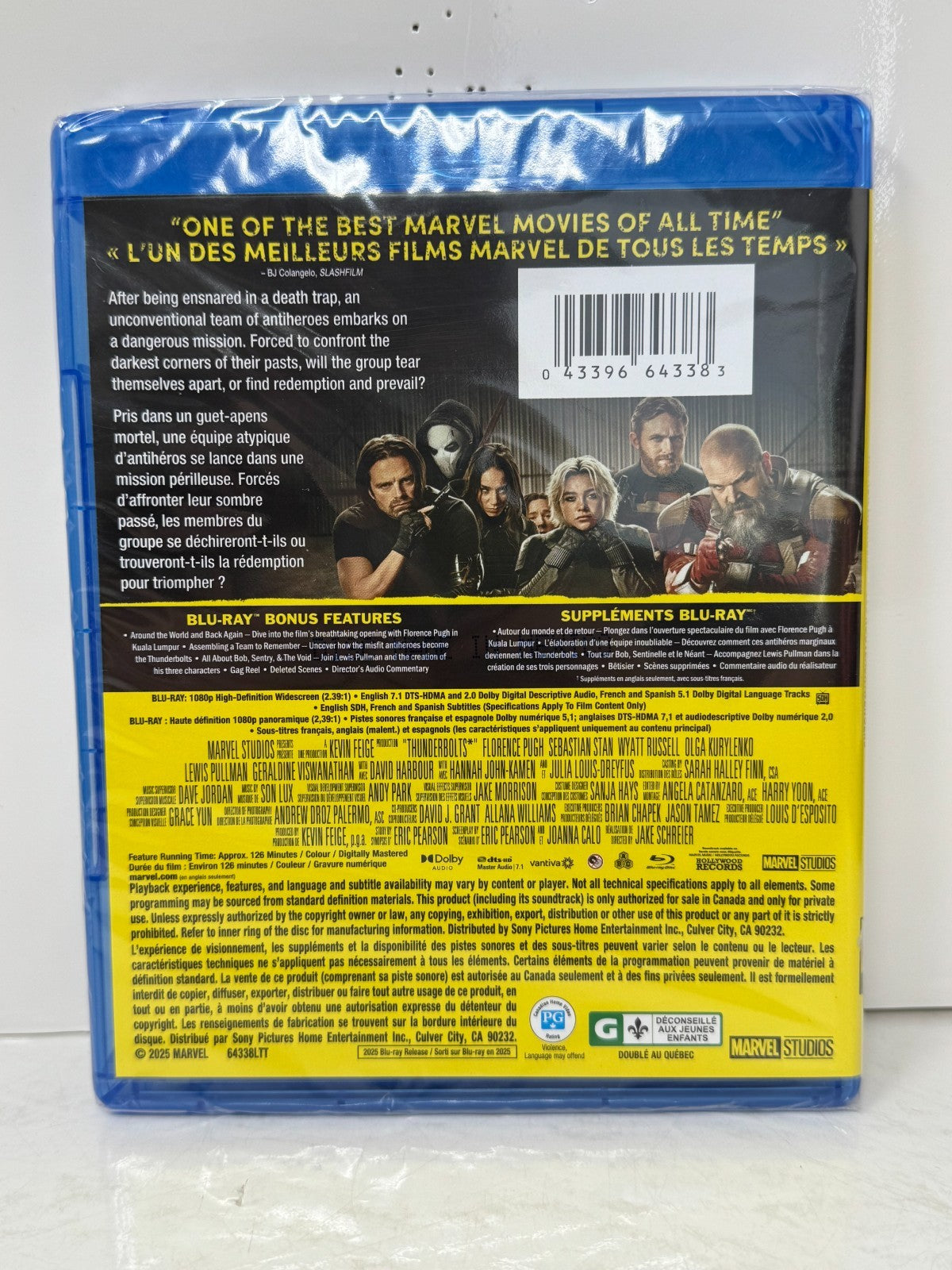 Thunderbolts* (Blu-ray) Marvel Brand New and Sealed!!!