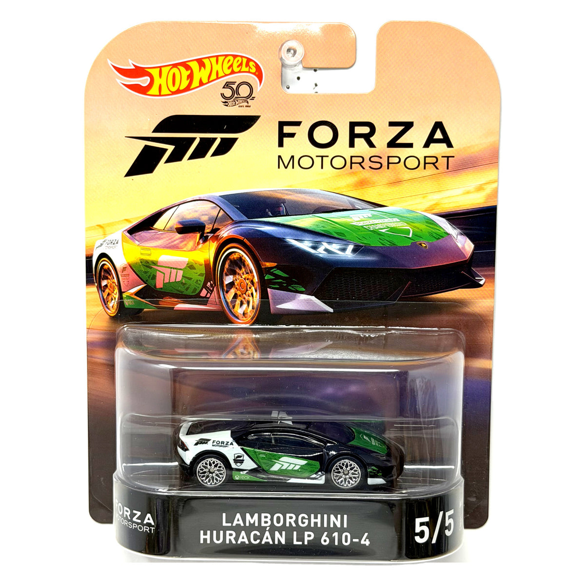 Hot Wheels Retro Entertainment Forza Lamborghini Huracan LP 610-4 1:64 Diecast