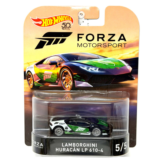 Hot Wheels Retro Entertainment Forza Lamborghini Huracan LP 610-4 1:64 Diecast