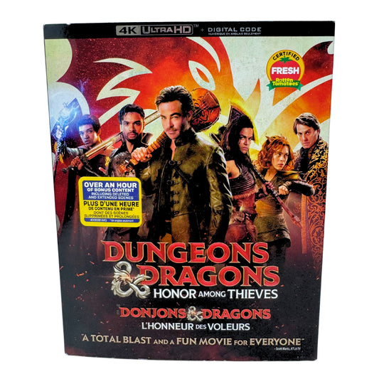 Dungeons & Dragons: Honor Among Thieves (4K UHD Blu-ray) Fantasy New and Sealed!