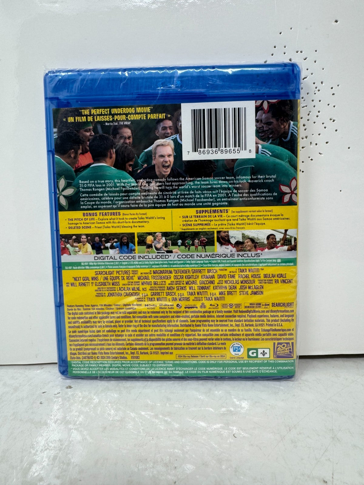 Next Goal Wins (DVD) Michael Fassbender Comedy Drama New and Sealed!!!