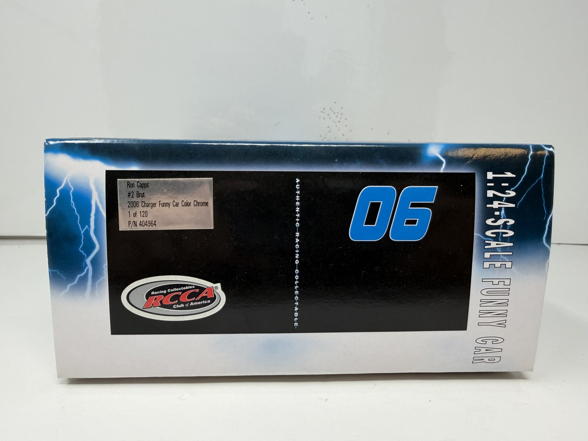 Motorsports Authentics NHRA Ron Capps Brut Dodge Charger Chrome 1:24 Diecast