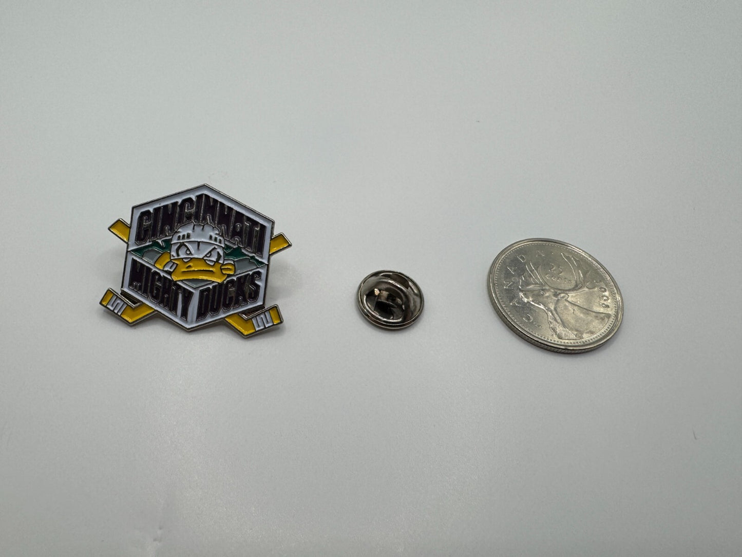 Cincinnati Mighty Ducks AHL Hockey Team Logo Lapel Pin UDT1