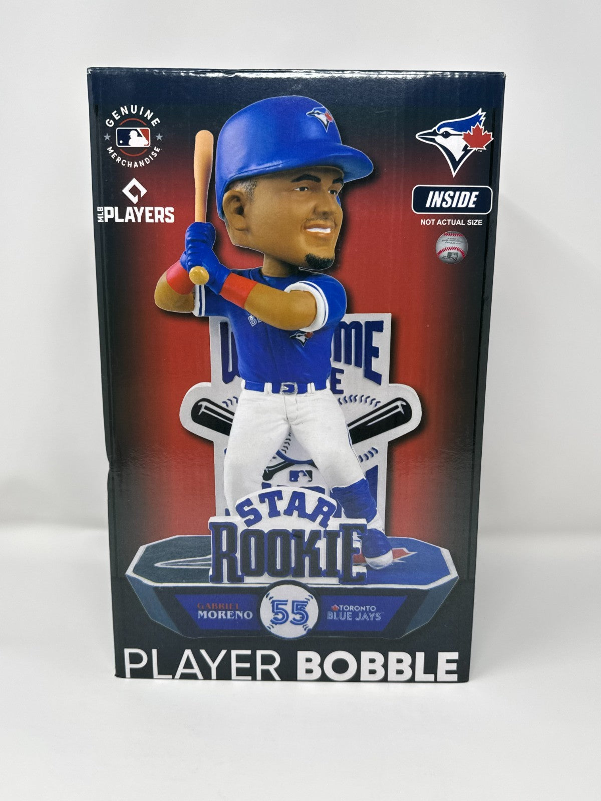 FOCO MLB Toronto Blue Jays Gabriel Moreno Star Rookie Prospect Bobblehead
