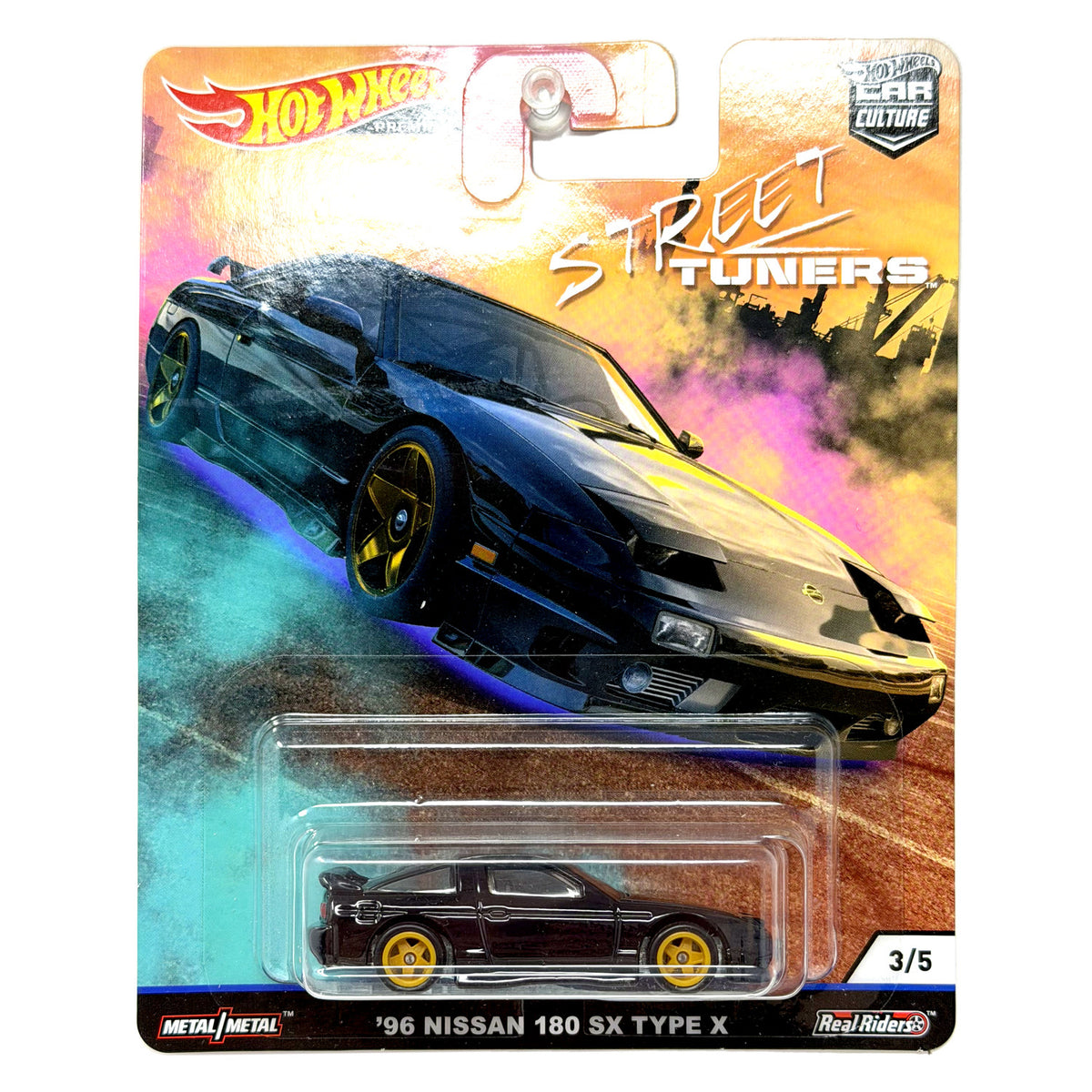 Hot Wheels Premium Street Tuners 1996 Nissan 180SX Type X 1:64 Diecast
