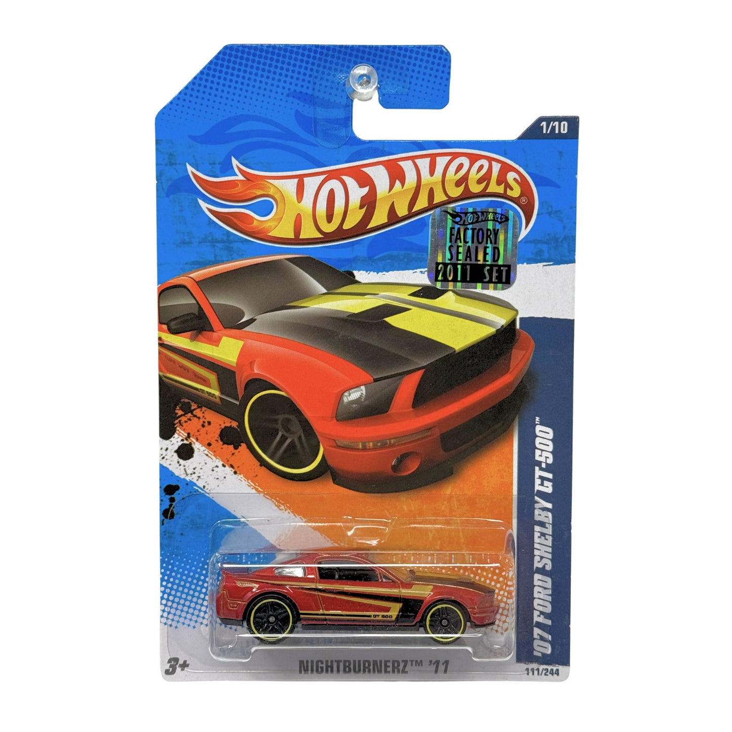 Hot Wheels Nightburnerz 2011 Ford Shelby GT500 1:64 Diecast Factory Sealed