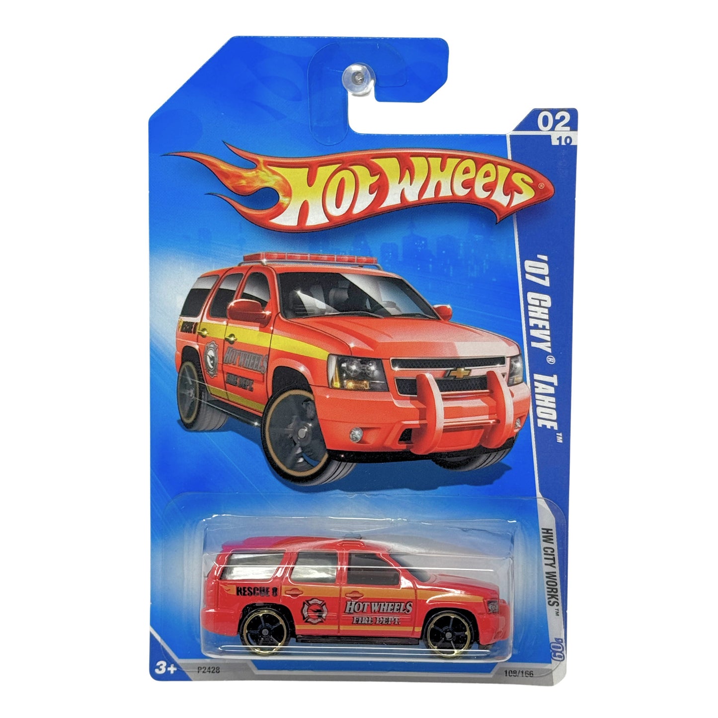 Hot Wheels City Works 2007 Chevy Tahoe 1:64 Diecast Red