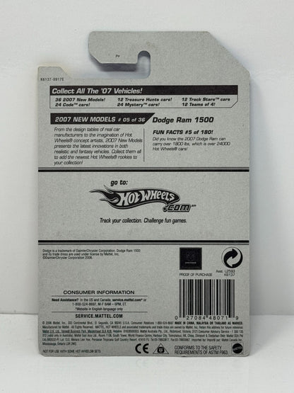 Hot Wheels New Models Dodge Ram 1500 1:64 Diecast