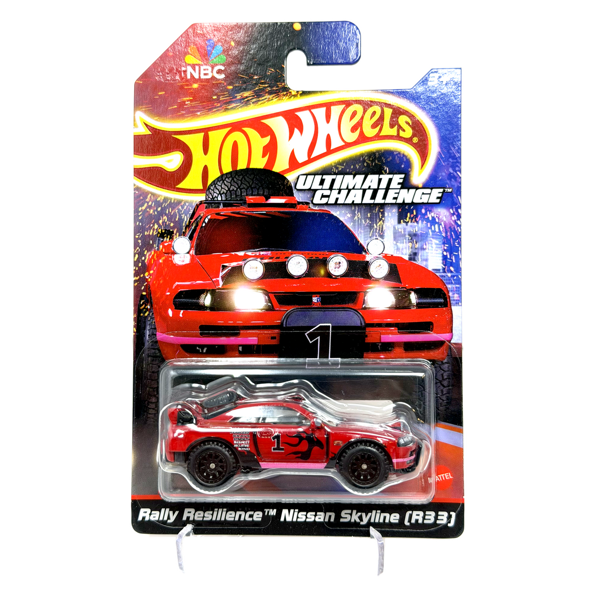 Hot Wheels Ultimate Challenge Rally Resilience Nissan Skyline R33 Diecast