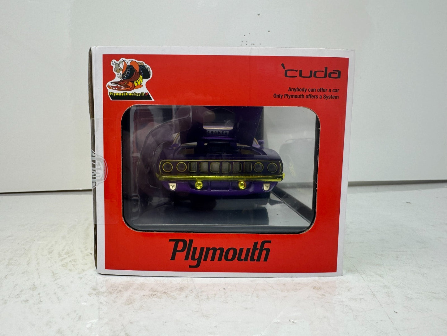 M2 Machines 1971 Plymouth Cuda 340 Rapid Transit CHASE 1:24 Diecast Gold Rims