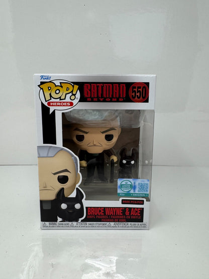 Funko Pop! Heroes Batman Beyond #550 Bruce Wayne & Ace Limited Vinyl Figures
