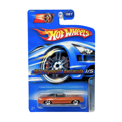 Hot Wheels Mopar Madness 1970 Plymouth Barracuda 1:64 Diecast Bronze V2
