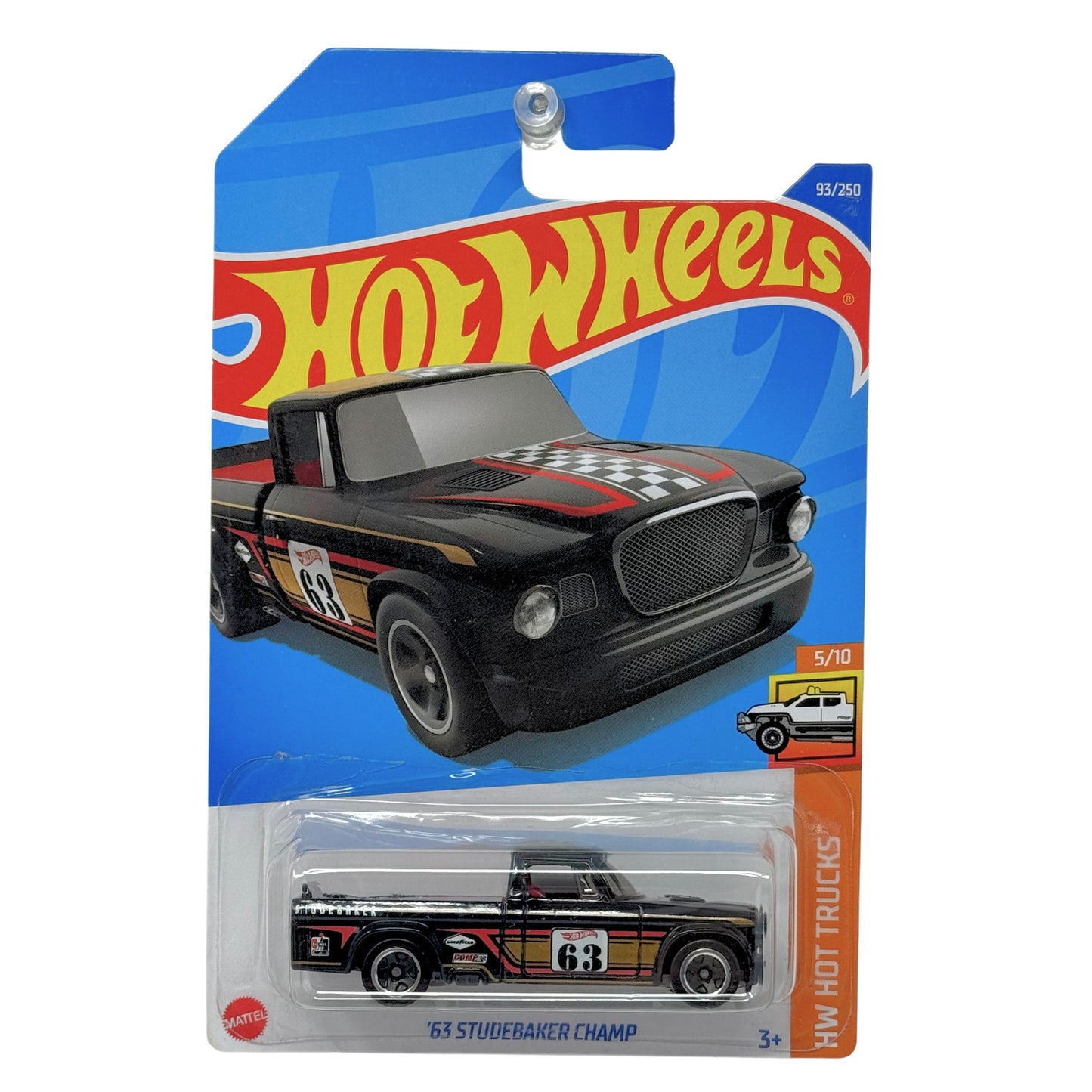 Hot Wheels Hot Trucks 1963 Studebaker Champ 1:64 Diecast