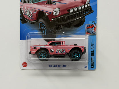Hot Wheels Chevy Bel Air Big-Air Bel-Air Pink 1:64 Diecast U.S. Card