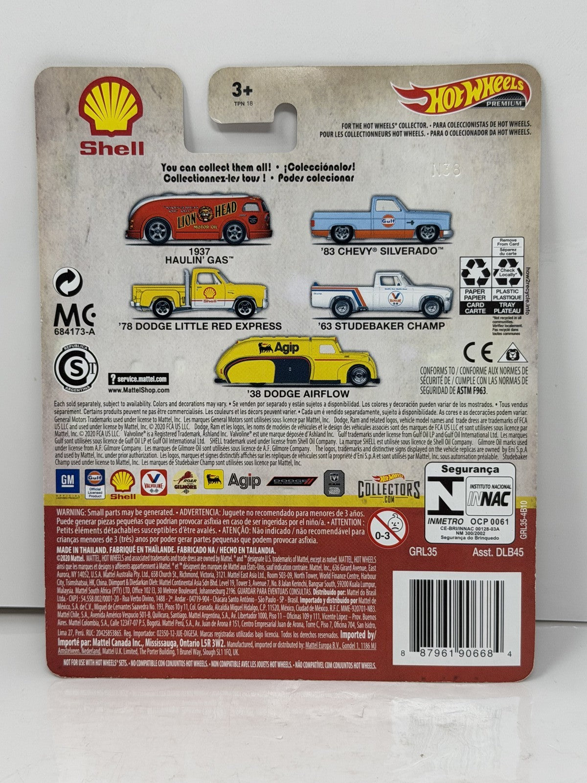 Hot Wheels Premium Shell 1978 Dodge Little Red Express 1:64 Diecast