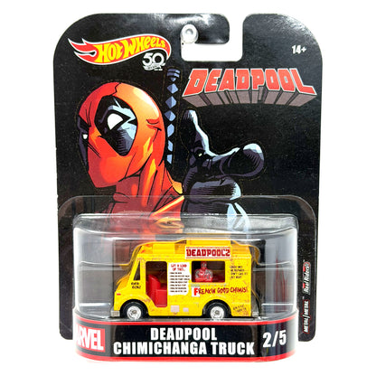 Hot Wheels Retro Entertainment Marvel Deadpool Chimichanga Truck 1:64 Diecast