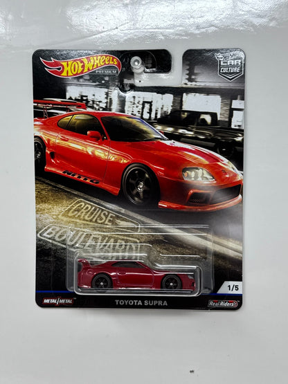 Hot Wheels Premium Cruise Boulevard Toyota Supra 1:64 Diecast