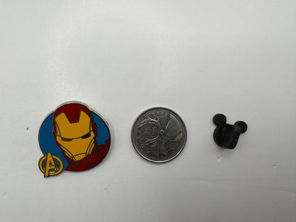 Iron Man Disney Marvel Avengers Assemble Booster Trading Pin DC1S19