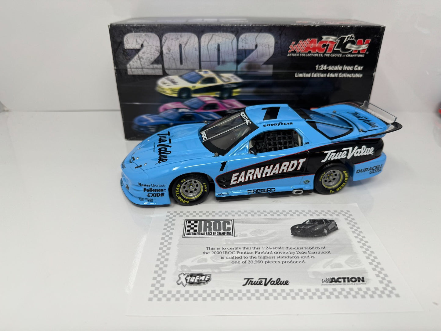 Action NASCAR Dale Earnhardt #1 True Value 2000 IROC Firebird 1:24 Diecast
