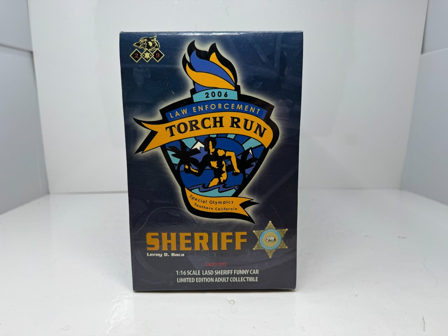 Milestone Joe Lomonaco NHRA LASD Los Angeles County Sheriff Funny Car 1:16 Scale