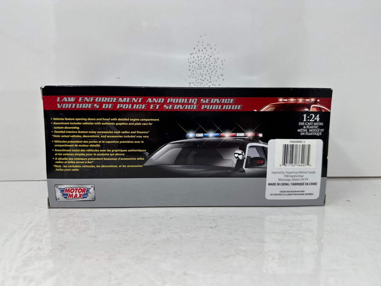 Motormax RCMP 2014 Dodge Charger Enforcer Law Enforcement Series 1:24 Diecast