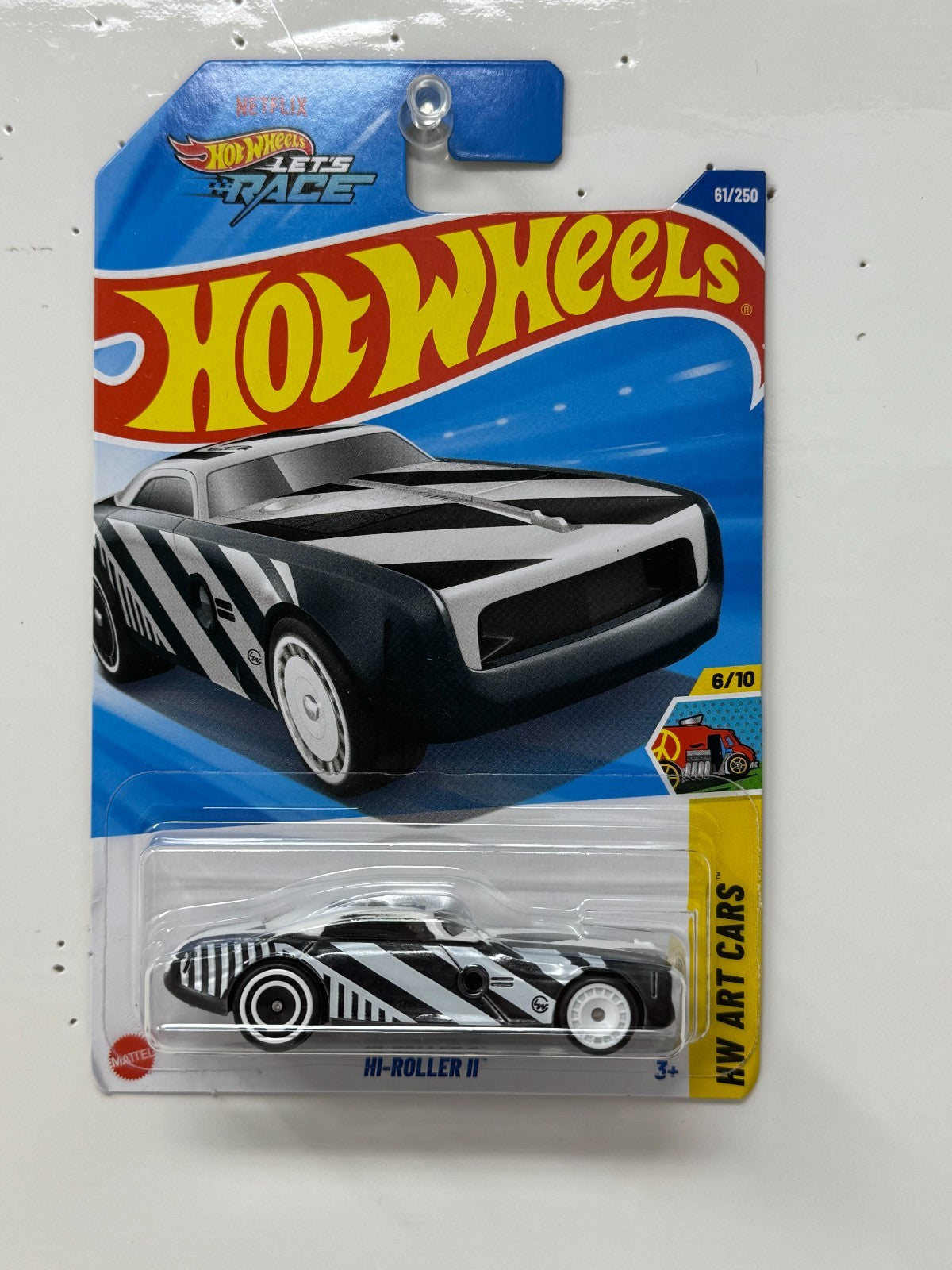 Hot Wheels Super Treasure Hunt Hi-Roller II HW Art Cars 1:64 Diecast