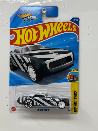 Hot Wheels Super Treasure Hunt Hi-Roller II HW Art Cars 1:64 Diecast