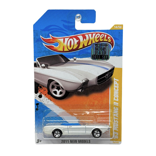 Hot Wheels New Models 1963 Ford Mustang II Concept 1:64 Diecast Factory Sealed
