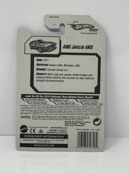 Hot Wheels Muscle Mania AMC Javelin AMX 1:64 Diecast Factory Sealed Blue