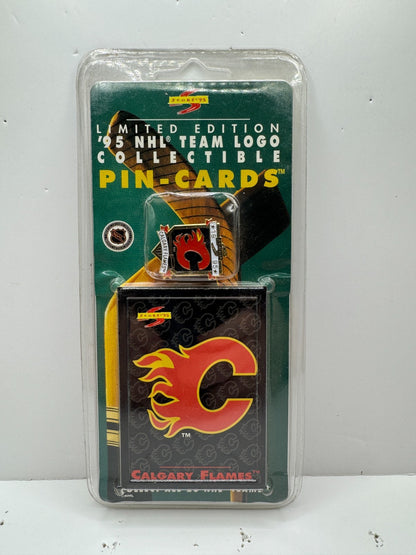 Calgary Flames 1995 Score Pin-Cards NHL Team Logo Lapel Pin