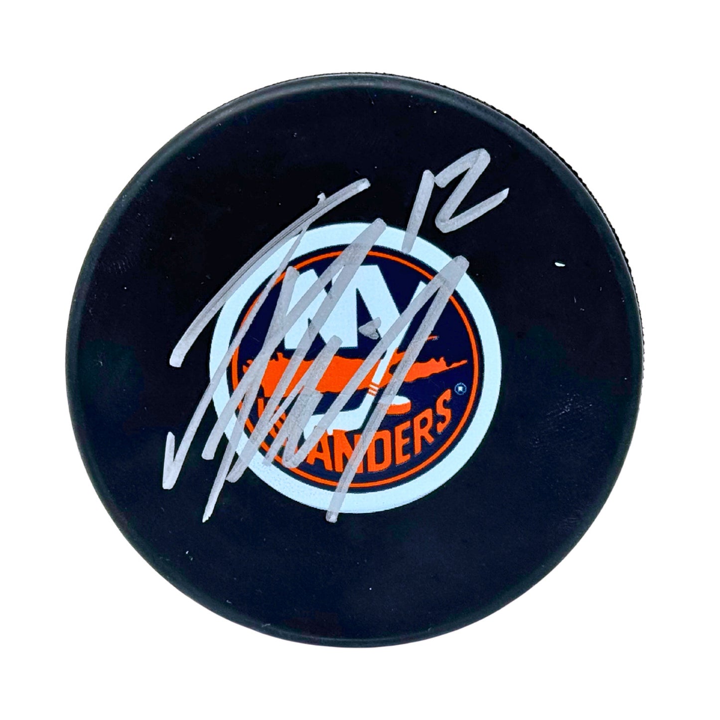 Josh Bailey New York Islanders Signed NHL Autograph Puck Silver Auto