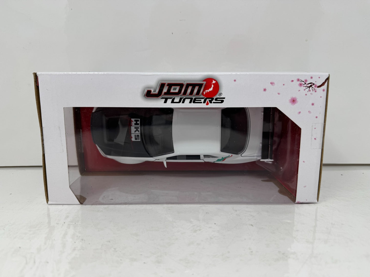Jada 2002 Nissan Skyline GT-R R34 HKS Power JDM Tuners 1:24 Diecast Cardon Hood
